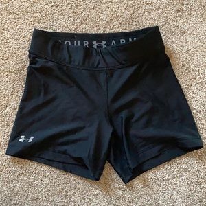 black workout shorts